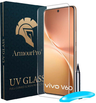 ArmourPro Edge To Edge Tempered Glass for Vivo V60 5G, Vivo V60, IQOO Z10R(Pack of 1)