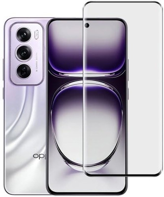 LIKEDESIGN Edge To Edge Tempered Glass for OPPO Reno 12 5G(Pack of 1)