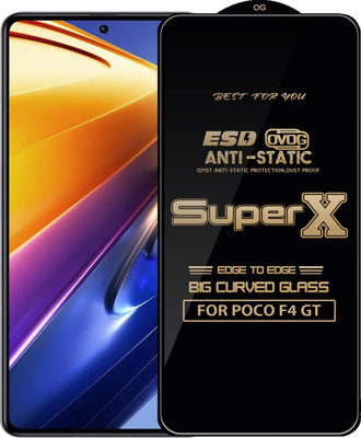 Qyist Edge To Edge Tempered Glass for POCO F4 GT(Pack of 1)