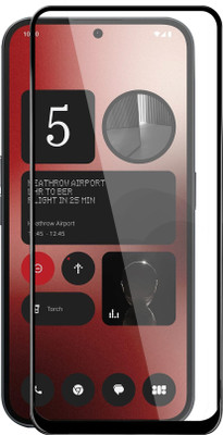 GLOBAL NOMAD Edge To Edge Tempered Glass for Nothing Phone (2a) Plus(Pack of 1)