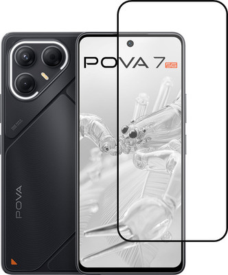 NEXZONE Edge To Edge Tempered Glass for Tecno Pova 7 5G(Pack of 1)