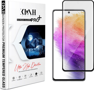 KLAH Edge To Edge Tempered Glass for Samsung Galaxy A73 5G(Pack of 1)