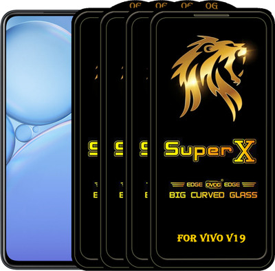PFOAM Edge To Edge Tempered Glass for VIVO V19(Pack of 4)