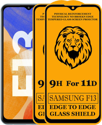 SEVEN7STAR Edge To Edge Tempered Glass for Samsung Galaxy F13(Pack of 2)
