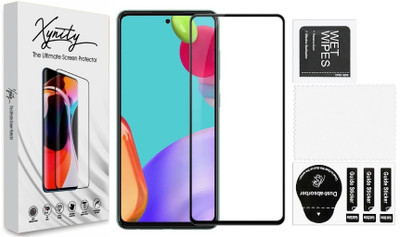 XYNITY Edge To Edge Tempered Glass for POCO F3 GT, Mi 11X, Mi 11i, Mi 11T Pro, Redmi Note 11 Pro, Redmi Note 11 Pro Plus(Pack of 1)