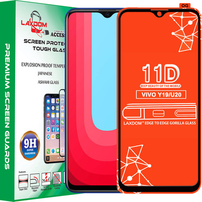 Laxdom Edge To Edge Tempered Glass for VIVO U20(Pack of 1)
