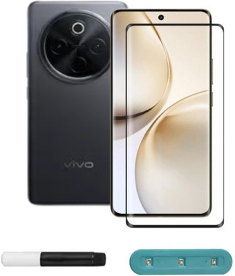 Kartuce Edge To Edge Tempered Glass for Vivo T4 5G, IQOO Z10 5G, UV Glass(Pack of 1)