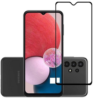 NIMMIKA ENTERPRISES Edge To Edge Tempered Glass for Samsung Galaxy A13 4G(11D Full-Screen Coverage | Comprehensive protection | High-quality material | Multi-layered coating | Clear and smooth surface | Thin and lightweight | Easy to install)(Pack of 1)