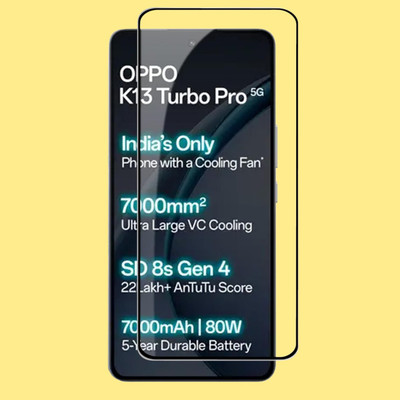 GORILLA FIVE Tempered Glass Guard for OPPO K13 Turbo Pro 5G, OP K13 Turbo Pro 5G(Pack of 1)