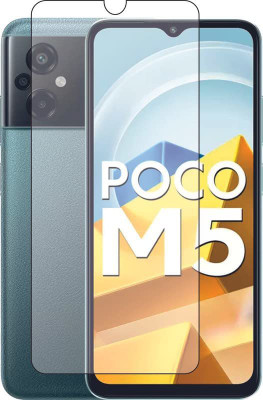 O2MG Edge To Edge Tempered Glass for POCO M5(Pack of 1)