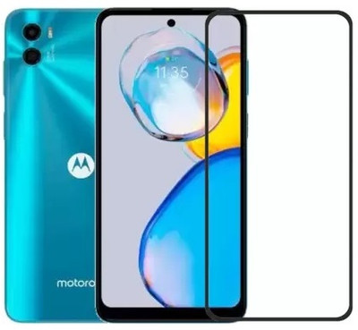 O2MG Edge To Edge Tempered Glass for MOTOROLA e32, MOTO e32(Pack of 1)