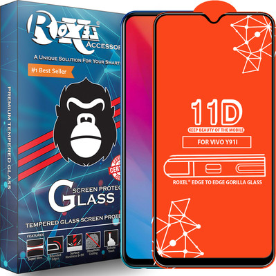 Roxel Edge To Edge Tempered Glass for Vivo Y91I(Pack of 1)
