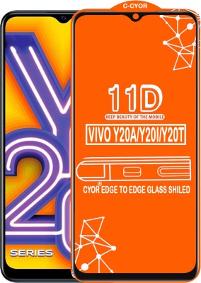 CYOR Edge To Edge Tempered Glass for VIVO Y20I(Pack of 1)