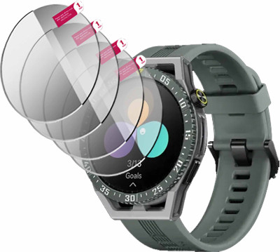 HIDEOUS Edge To Edge Tempered Glass for Huawei Watch 4(Pack of 4)