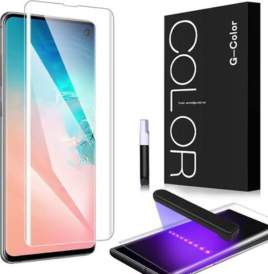 HXD Edge To Edge Tempered Glass for PREMIUM SCREEN MOTOROLA EDGE PLUS, 4K SCREEN GUARD UV FULL CURVED TEMPERED GLASS 3D(Pack of 1)