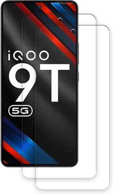 ARBAN Edge To Edge Tempered Glass for iQOO 9T TEMPERED GUARD FRONTP2(Pack of 2)