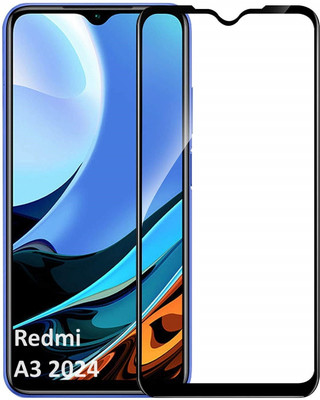 Bodoma Edge To Edge Tempered Glass for Redmi A3 2024(Pack of 1)