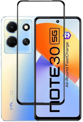 MobieGenie Edge To Edge Tempered Glass for Infinix Note 30 5G, Infinix Note 30(Pack of 1)