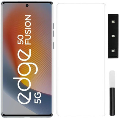 Aeidess Edge To Edge Tempered Glass for MOTOROLA Edge 50 Fusion(Pack of 1)
