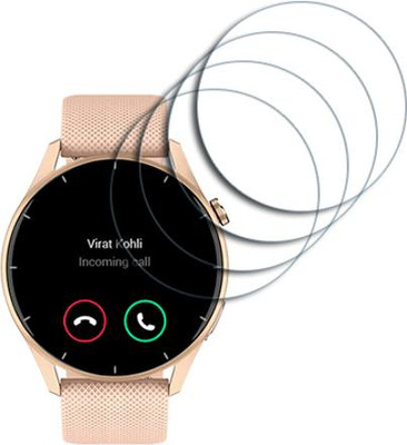 ARBAN Edge To Edge Tempered Glass for NoiseFit Crew Smartwatch 1.38 inch SMARTWATCH SCREEN GUARD(Pack of 4)