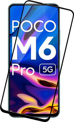 Flipkart SmartBuy Edge To Edge Tempered Glass for POCO M6 Pro 5G, Poco M6 Pro 5G(Pack of 1)