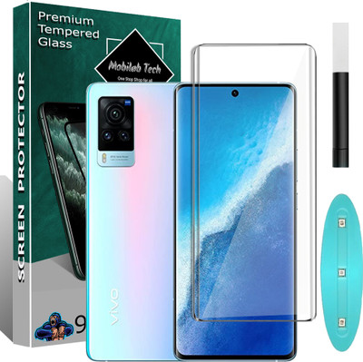 Mobilab Tech Edge To Edge Tempered Glass for Vivo X60 Pro(Pack of 1)