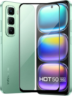 Flipkart SmartBuy Edge To Edge Tempered Glass for Infinix HOT 50 5G(Pack of 1)
