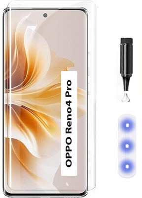 iCopertina Edge To Edge Tempered Glass for OPPO Reno4 Pro(Pack of 1)