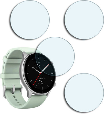 SOMTONE Edge To Edge Tempered Glass for Amazfit GTR 2e(Pack of 4)