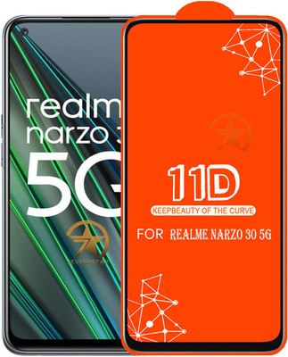 SEVEN7STAR Edge To Edge Tempered Glass for Realme Narzo 30 5G(Pack of 1)