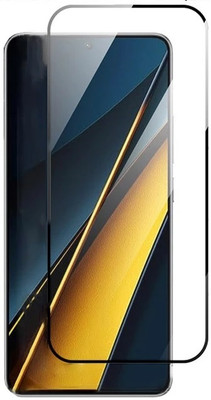 GLOBALCASE Edge To Edge Tempered Glass for POCO X6 5G(Pack of 1)