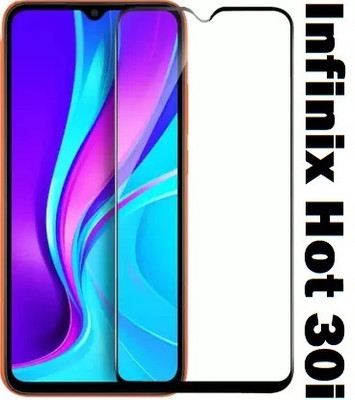 LIKEDESIGN Edge To Edge Tempered Glass for Infinix Hot 30i(Pack of 1)