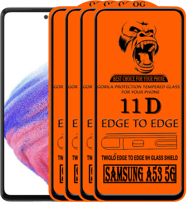 TWIGLO Edge To Edge Tempered Glass for SAMSUNG A53 5G(Pack of 4)