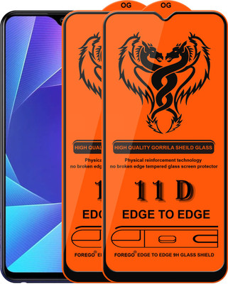 Forego Edge To Edge Tempered Glass for Vivo Y91(Pack of 2)