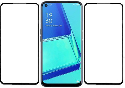 KARTRAY Edge To Edge Tempered Glass for OPPO A52(Pack of 2)