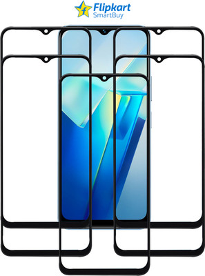 Flipkart SmartBuy Edge To Edge Tempered Glass for VIVO T2X 5G(Pack of 5)