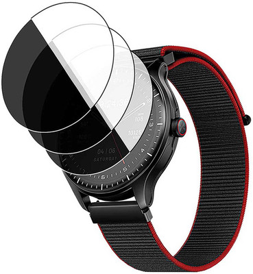 HIDEOUS Edge To Edge Tempered Glass for boAt Valour Watch 1 GPS(Pack of 3)
