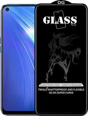 TWIGLO Edge To Edge Tempered Glass for REALME 6(Pack of 1)