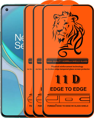 Forego Edge To Edge Tempered Glass for Oneplus 8T(Pack of 3)