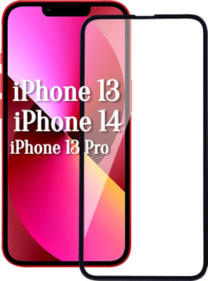 EITANSHA CREATION Edge To Edge Tempered Glass for Apple iPhone 16e, iPhone 16e, Apple iPhone 13, Apple iPhone 13, Apple iPhone 13 Pro, iPhone 13 Pro, Apple iPhone 14, iPhone 14(Pack of 1)