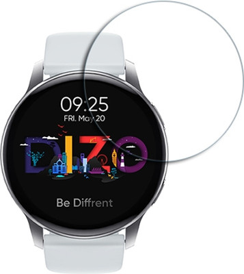 SOMTONE Edge To Edge Tempered Glass for DIZO Watch R 1.3 INCH SMARTWATCH SCREEN GUARD(Pack of 1)
