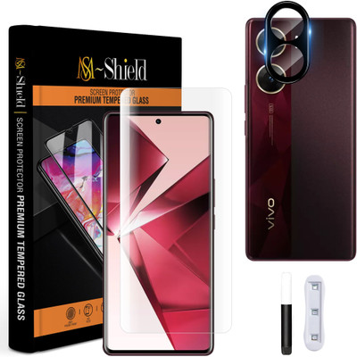 MS-Shield Edge To Edge Tempered Glass for Vivo V29e 5G, With Camera Lens Protector(Pack of 1)