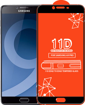 Qyist Edge To Edge Tempered Glass for Samsung Galaxy A9 Pro(Pack of 1)