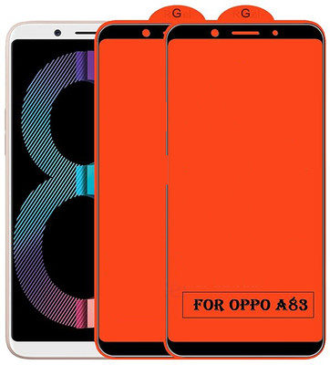 Coberta Case Edge To Edge Tempered Glass for Oppo A83(Pack of 1)