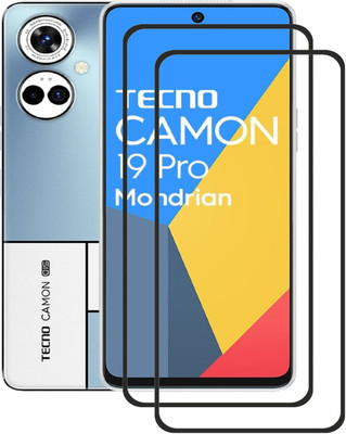 INFINITYWORLD Edge To Edge Tempered Glass for Tecno Camon 19 Pro 5G Mondrian Edition,Tecno Camon 19 Pro 5G(Pack of 2)