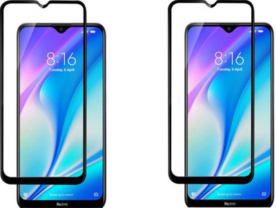 DMJHP Edge To Edge Tempered Glass for Mi Redmi 8A Dual(Pack of 2)