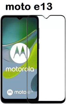 CASEHUNT Edge To Edge Tempered Glass for MOTOROLA MOTO E13(Pack of 1)