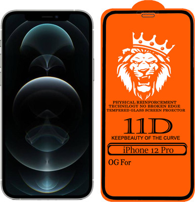 DeepzHub Edge To Edge Tempered Glass for iPhone 12 Pro(Pack of 1)