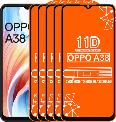 CYOR Edge To Edge Tempered Glass for REALME 6(Pack of 5)