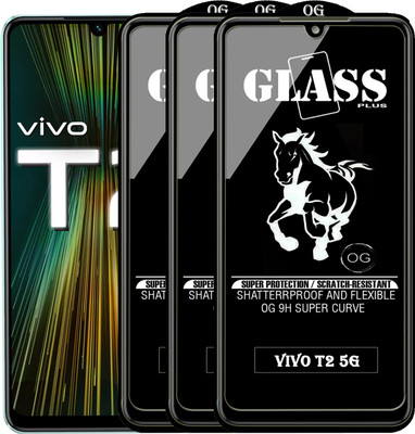 PFOAM Edge To Edge Tempered Glass for VIVO T2 5G(Pack of 3)